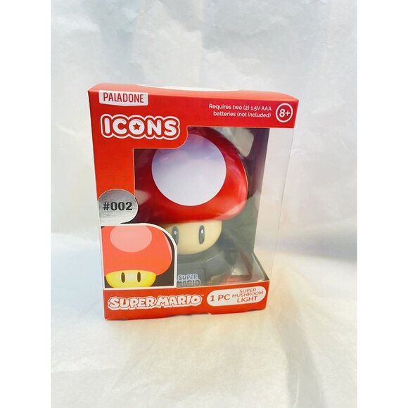 ICONS SUPER MARIO SUPER MUSHROOM LIGHT 5” - Picture 4 of 7